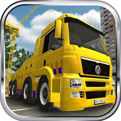 City Construction Crane Simulator PRO HD Full Version - Urban Site Parking Test icon