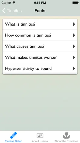 Game screenshot Tinnitus Relief by Helena Löwen-Åberg apk