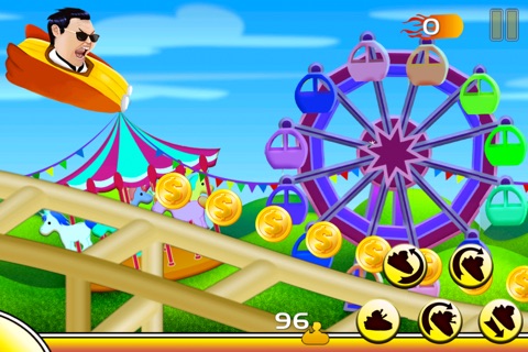 PSY Gentleman Style Rollercoaster Race – Gangnam Edition Racing Game screenshot 4