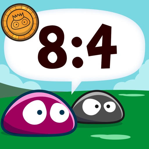 Math Blobs Division facts - practise and improve your math skills