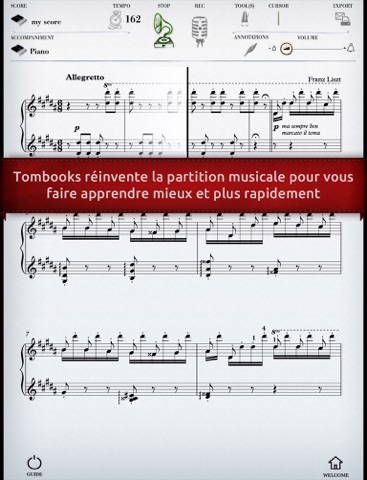Play Liszt – La Campanella (partition interactive pour piano) screenshot 2