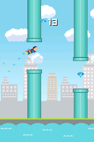 Flappy Hero - Super Bird screenshot 3