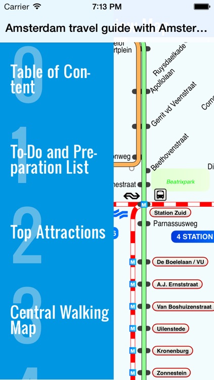 Amsterdam guide - provide city guide Amsterdam subway, map Amsterdam train, airport transport traffic metro Amsterdam travel maps sightseeing trip advisor