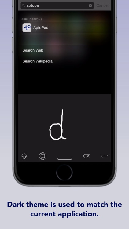 AptoPad - Handwriting Recognizing Keyboard screenshot-3