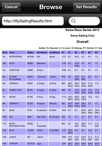 Get My Sailing Results Pro screenshot 2