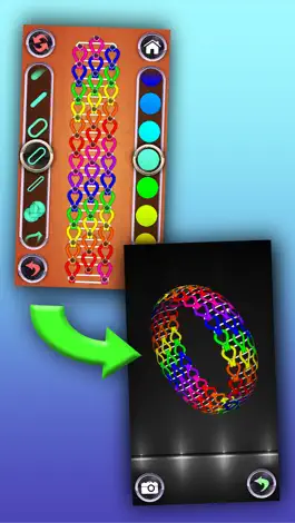 Game screenshot Rainbow Loom Дизайнер - сделать радуга браслеты! mod apk