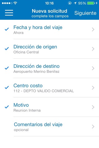 Ticket Taxi - Viajes corporativos screenshot 2