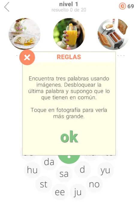 3 Círculos: juego de palabras