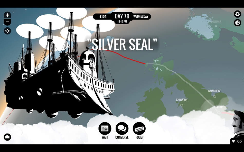 #4. 80 Days (macOS) Podle: inkle