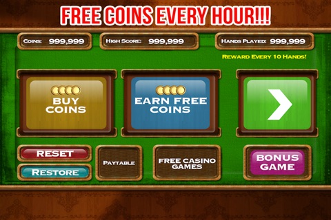 Ace 5 Card Draw Poker – Casino Jackpot Fortune Games (free) screenshot 2