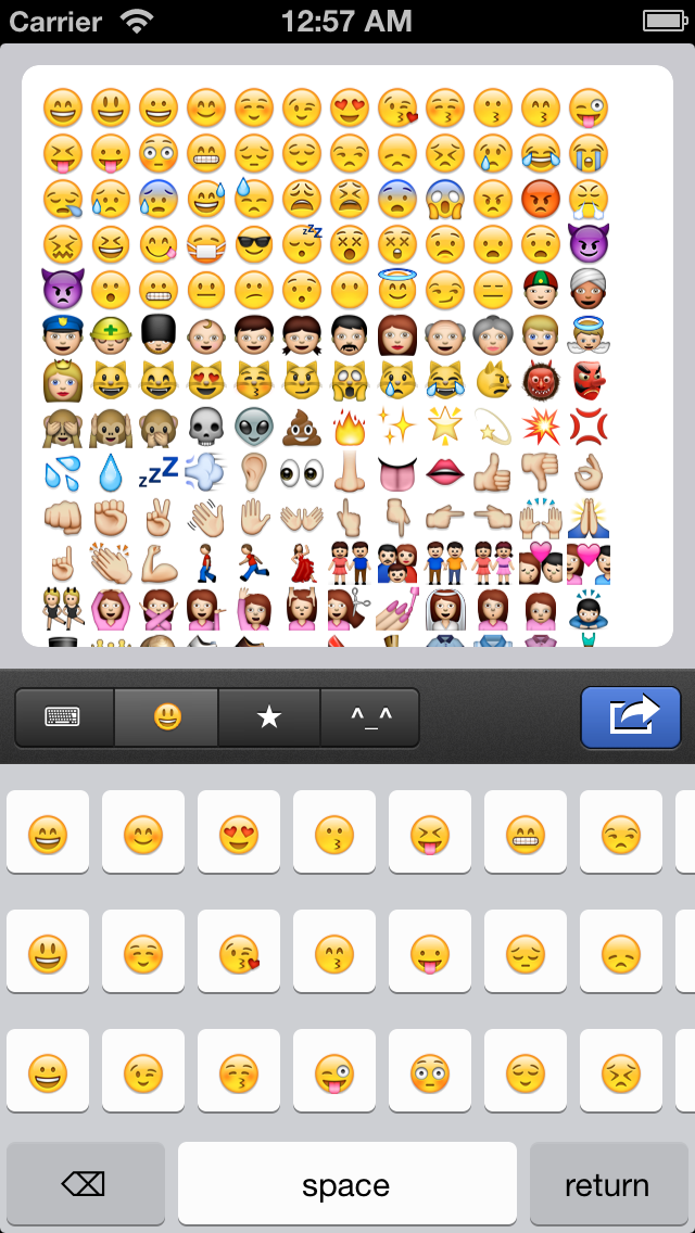 Keyboard. - Color Emojis & Cool Charactersのおすすめ画像1