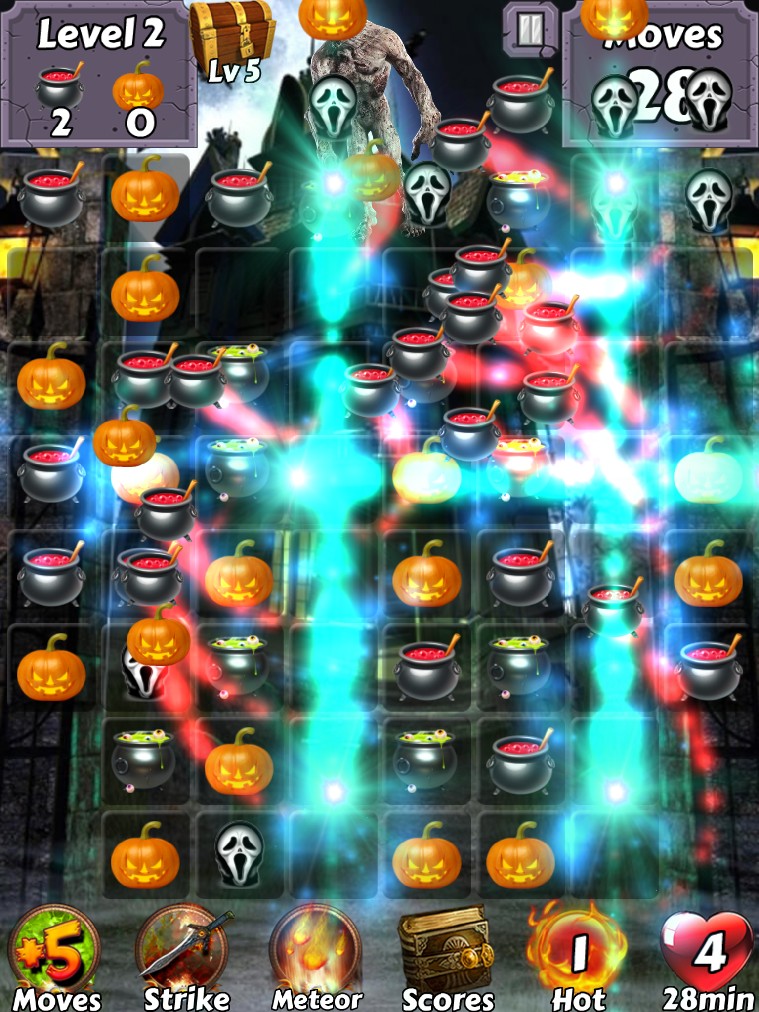 Monster Mash Mania Halloween - Wear pumpkin costumes and collect haunted wallpapers screenshot 10