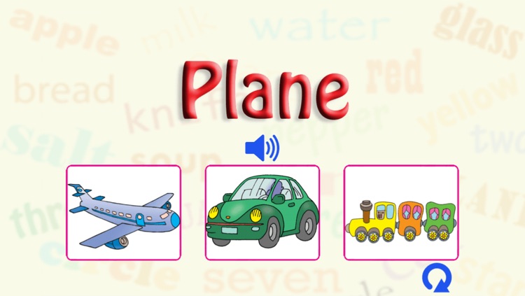 English Basic Concepts 1 - Food, Shapes, Colors for kids screenshot-4