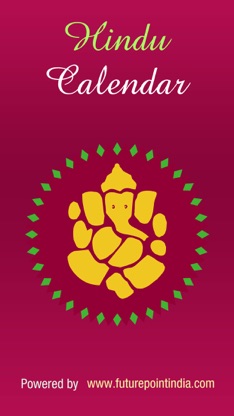 Hindu Calendar iOS screenshot 1