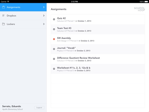 School Loop for iPad screenshot 2