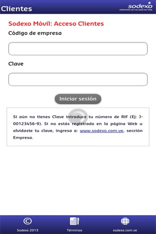 Sodexo Clientes screenshot 2