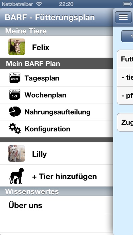 BARF - Fütterungsplan für Hund und Katz by Lukas Gauster