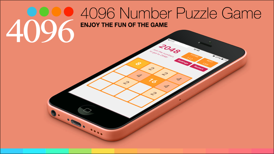 #3. Play Number Game 4096 (iOS) 由: LI HUNG WANG