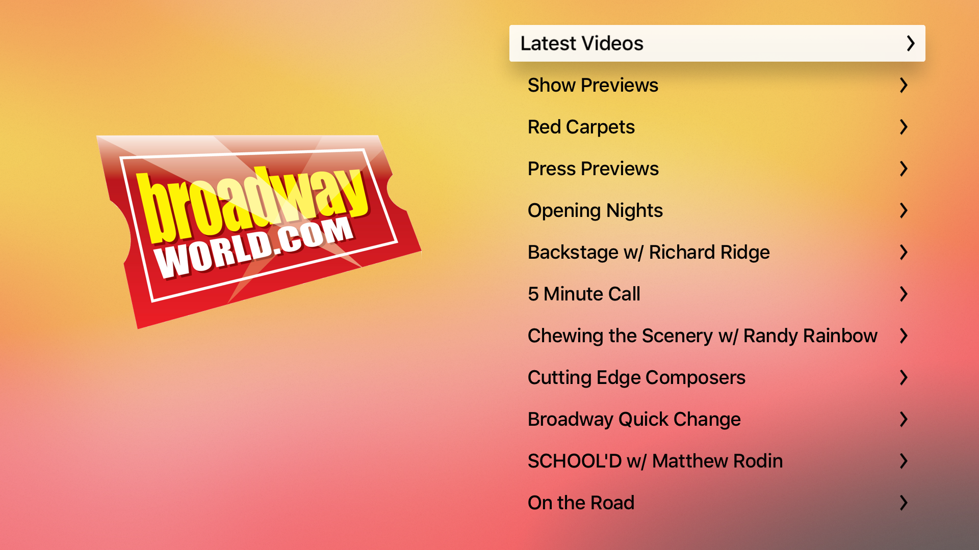 BroadwayWorld HD
