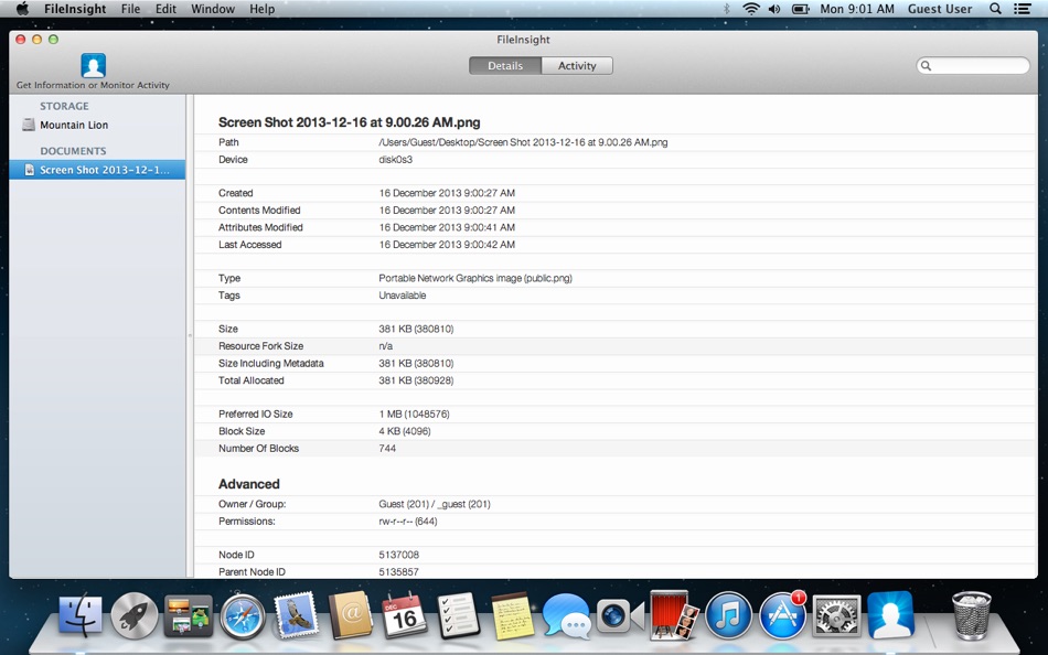 #1. FileInsight (macOS) 由: Ross Tulloch