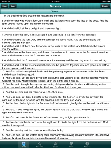 The bible offline for iPad screenshot 3