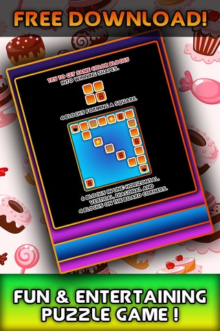 Candy Miam Miam - Test Your Finger Speed Puzzle Game for FREE ! screenshot 3