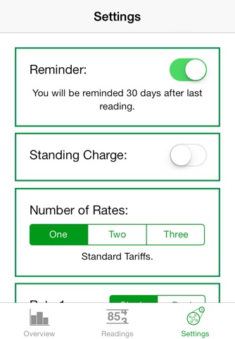 Electric Usage Tracker screenshot 2