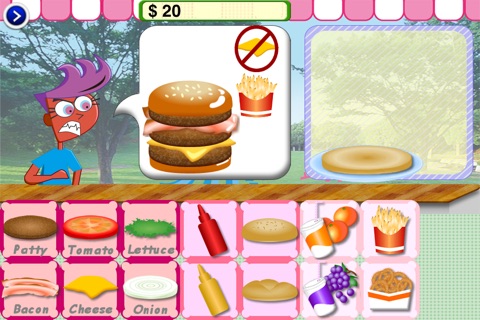 Yummy Burger Free New Maker Games App Lite- Funny,Cool,Simple,Cartoon Cooking Casual Gratis Game Apps for All Boys and Girls screenshot 2
