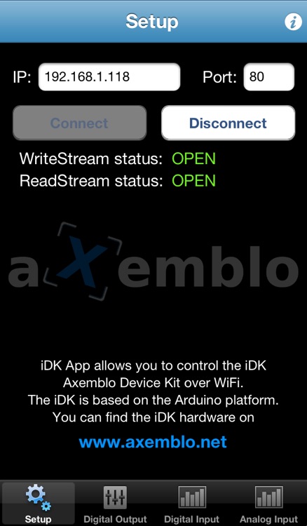iDK - Arduino Control