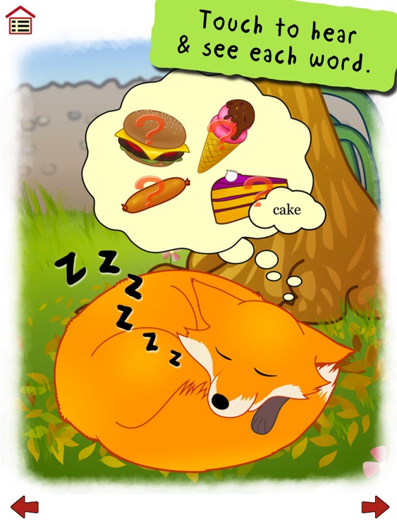 Ferdinand Fox’s Big Sleep - interactive rhyming story book app for kids screenshot-3