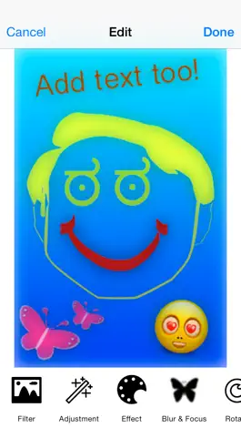 Game screenshot Рисунок - все в одном фото эффекты Crazy Cool Image приложение с Emojis и смайлики hack