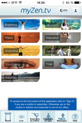 myZen.tv - Well-being partner screenshot 3