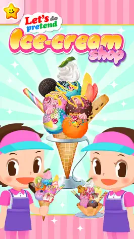 Game screenshot Let's do pretend Ice-cream shop! - Work Experience-Based Brain Training App apk