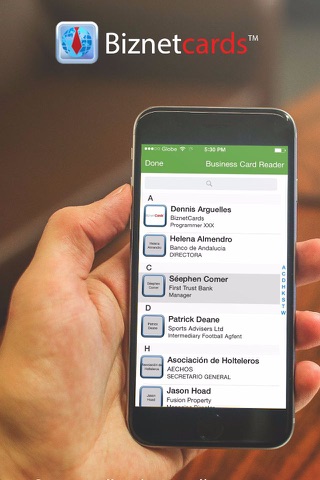 Biznetcards screenshot 3