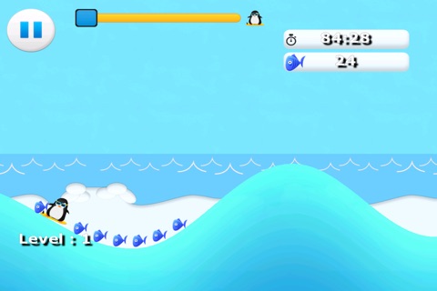 Arctic Penguin Surf FREE - An Awesome Cold Snow Chase Rush screenshot 4