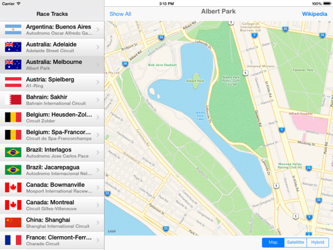 Circuits - Formula race tracks around the world (iPad) screenshot 4