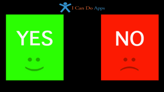 Screenshot #1 pour Yes/No from I Can Do Apps