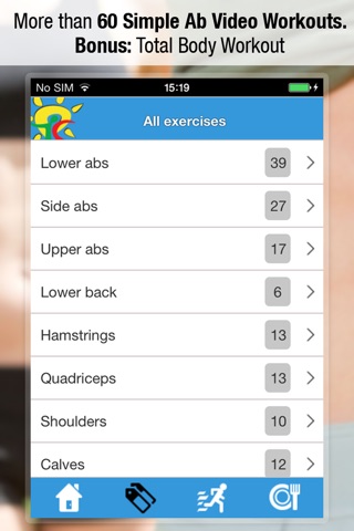 Ab workouts for men and women screenshot 3