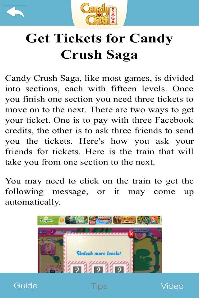 Tips, Video Guide for Candy Crush Saga Game - Full walkthrough strategy screenshot 3