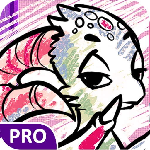 Dragon Coloring Book Pro iOS App