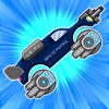 In Space Retro Shooting Monster Truck Racing Game