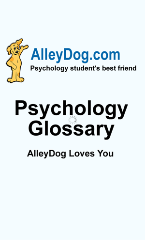 Psychology Glossary