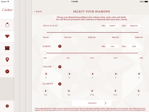 Cartier Bridal for iPad screenshot 4