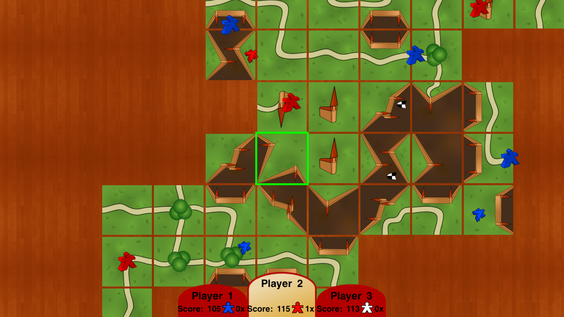 Castles board game