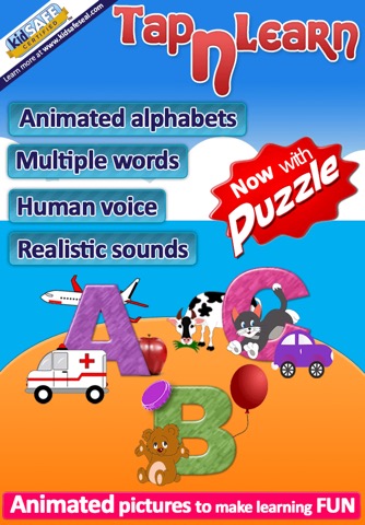 Tap and learn ABC, Preschool kids game to learn alphabets, phonics with animation and sound liteのおすすめ画像1