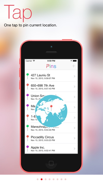 Pins - your location assistant