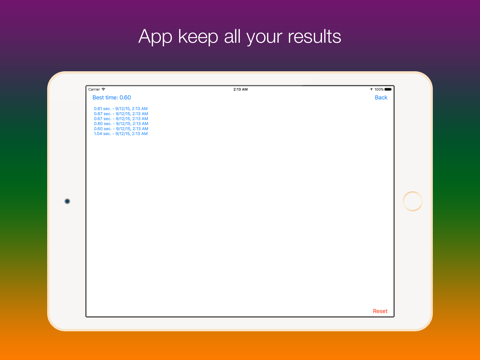 Screenshot #4 for SpeedUp - Acceleration test 0-100 kmh 0-60 mph