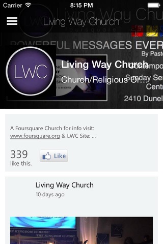 Living Way church - IN screenshot 2