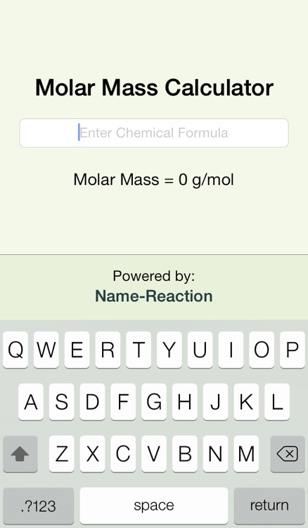 Molar Mass Calculator | NR