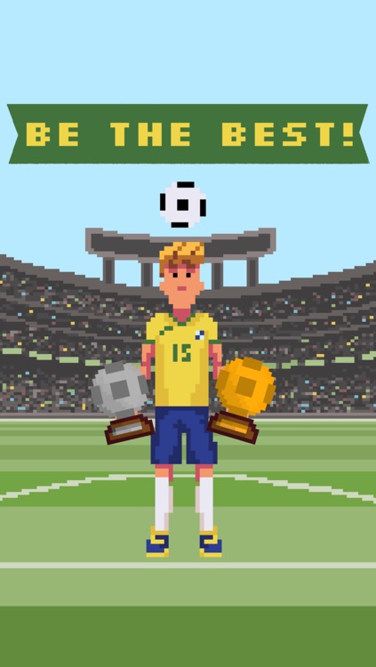 Super Soccer - World Champion 8 Bit Soccer Ball Juggling Free Sports Game screenshot-4